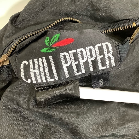 Vintage 80’s Chili Pepper reversible parachute tracksuit jacket & pant SZ S RARE - Picture 2 of 16